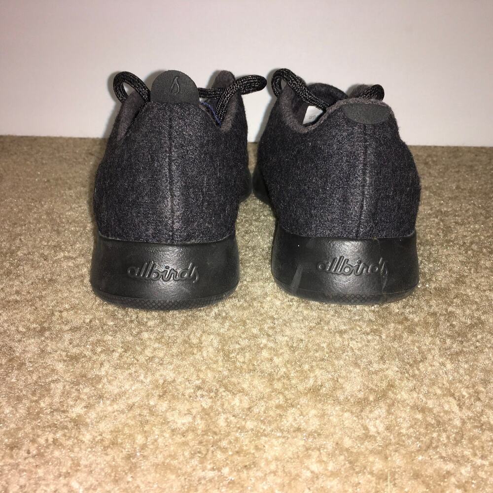 Allbirds Wool Runners Natural Black Womens 8 Merino Wool Comfort Sneaker Shoe - Picture 5 of 9